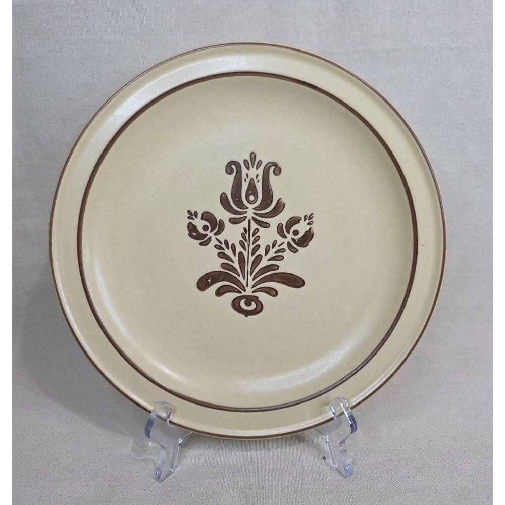 VTG Pfaltzgraff Village Dinner Plate | 1970s Mark | Stoneware | Set of 4 - Picture 2 of 9
